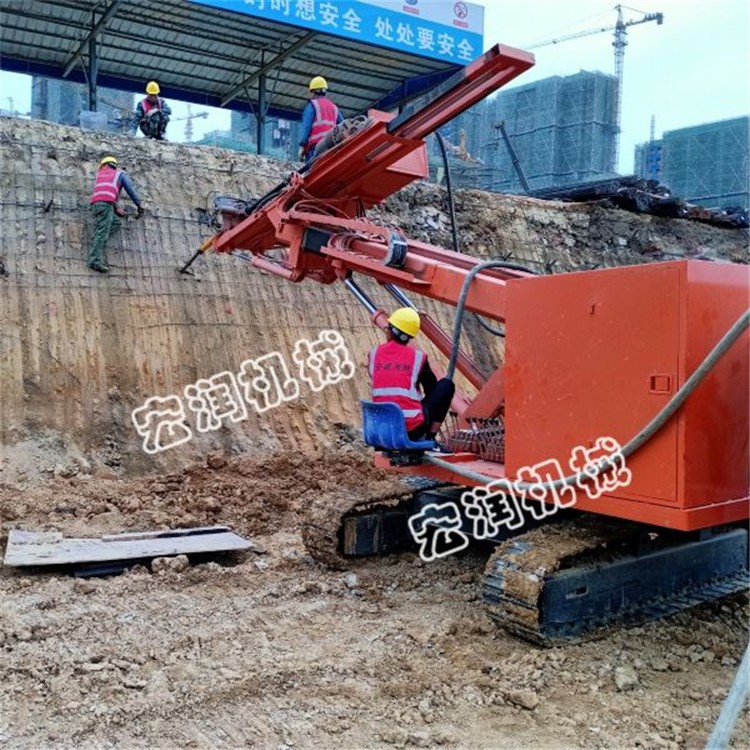 生產(chǎn)多功能液壓錨固鉆機，山體護坡鉆孔機